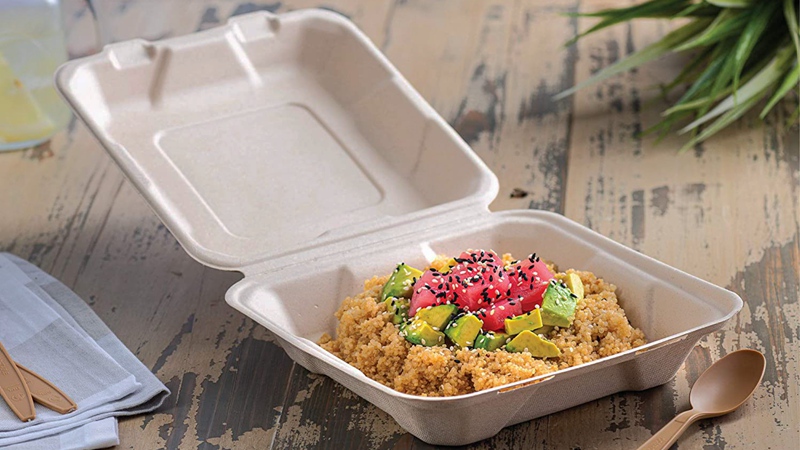 Bagasse Clamshell